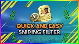 FIFA 17 | FAST AND EASY TRADING METHOD | HIGH PROFIT SNIPING FILTER (ALWAYS WORKS)