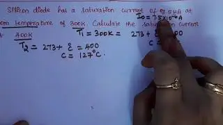 Saturation current_problem solved_electronic devices