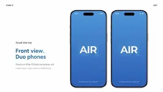 iPhone App Presentation Video - After Effects Template