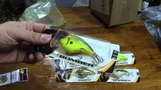 Bomber Square A Crankbaits Unboxing 03-03-2014 GoPro Hero3 Black