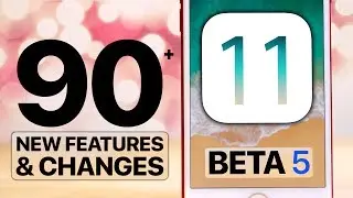 90+ NEW iOS 11 Beta 5 Features & Changes!