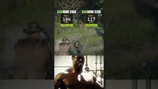RTX 4090 vs RTX 5090 Red Dead Redemption 2 Benchmark. #pcgaming #rdr2 #benchmark #5090 #nvidia