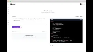 Effortlessly Generate Precise SQL Queries with AI for Accurate Data Analytics [SQLAI.ai]