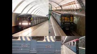 5.02 Ночная перегонка метропоезда типа 81-717.5/81-714.5, №0284 - №10091 из ТЧ-20 в ТЧ-16. Москва.