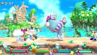 Super Kirby Clash Party Quest Mr.Floaty(Tough)Boss Fight
