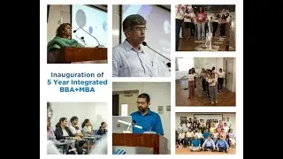 Highlights from Inauguration of IFMR GSB's 5 Year Integrated BBA+MBA