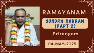 Sundara Kandam (Part2) During Heavy Rain-Ramayanam-Sadguru Sri Hari Ji Maharaj-Srirangam #srihariji