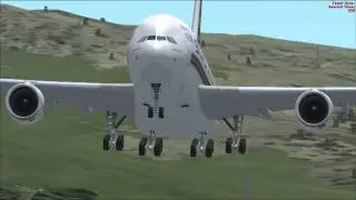 Flight Simulator 2014 HD - Airbus A380 LOW PASS!