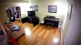 DIY Bamboo hardwood floor installation from start to finish in timelapse