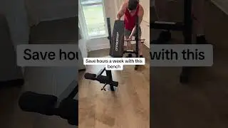 This adjustable weight bench is perfect for your home gym&mdash;customizes to your workouts and folds up