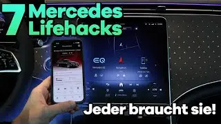 Mercedes: 7 WICHTIGE Tipps & Tricks für DEINEN Alltag - Mercedes-Benz App, MBUX, Interieur, Lifehack