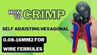 Ultimate Ferrule Crimp Tool - Perfect for Electricians & DIY | Hexagonal Crimping | 0.08-16mm&sup2;