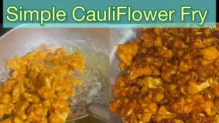 Easy Cauliflower Fry In 5 Minutes 😍@Meenakshi_krishna #viral #trending