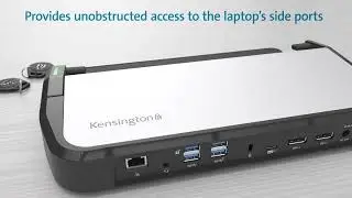 Kensington USB C Dock 3D Animation