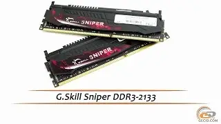 G.Skill Sniper F3-17000CL11D-8GBSR - обзор комплекта оперативной памяти DDR3-2133