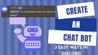 Create a AI Chat Bot for your discord server | Chat Bot edition | Latest Trick