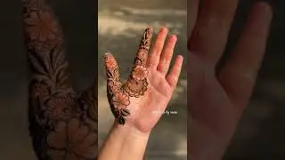 Beautiful arabic design | mehandi by sana #henna #mehndi #hennadesign #mehandi #artist #hennadesign