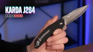 Karda J284 — Damascus | Преміальний складаний ніж 🔪