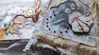 The Book Of Hidden Angels, junk journal, art book SOLD - thank you😊