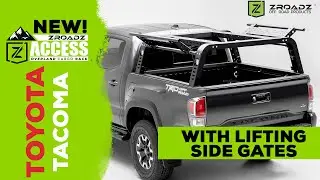 Toyota Tacoma Access Overland Cargo Rack with Lifting ACCESS Gates from ZROADZ