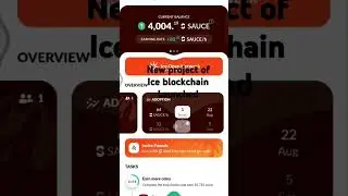 sauce Airdrop #cryptocurrencymining #newminingapptoday