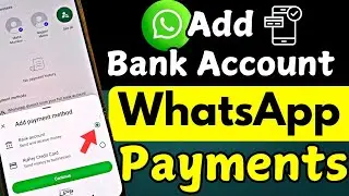 How to Add Bank Account in WhatsApp Payments | Add Bank Account In WhatsApp | Tamil rek