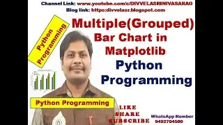 Multiple Bar Chart || Grouped Bar Chart | Multiple Bar Plot | Grouped Bar Plot | Matplotlib | Python
