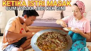 Gini Nih Ketika ISTRI BULE Masak Cumi Ala Dia ! Lain Daripada yg Lain