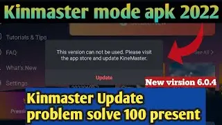 Kinmaster Update problem solve |kinmaster new virsion update june 2022 kinmaster mode apk#viral