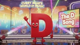 The D Song &ndash; Dynamic and Daring! | Learn the Letter D with Cubby Bear | Alphabet Song