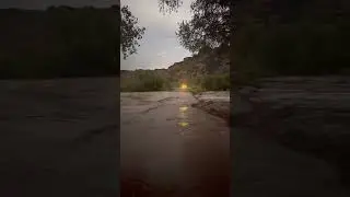 Crossing flooded out. Gunlock, Utah. October 2025. #flood #utah #nature #weather