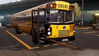 Bus simulator 21 Next Stop-Route G3 Greenwood high school-Blue Bird All American FE