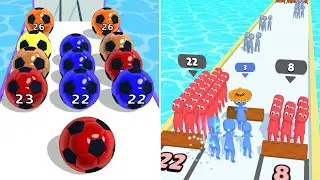 Marbel Run 3D Vs Push Harder 3D🍎🔴🍎Walkthrough TikTok Max Gameplay UT1E
