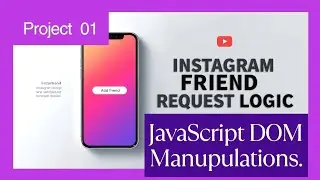 Javascript dom manipulation | how instagram friend request work | javascript dom manipulation#coding