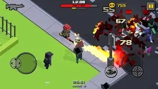 Cube Zombie War Android Gameplay