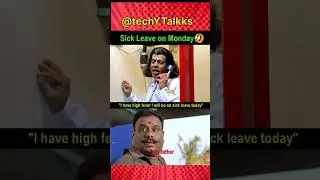 Monday morning scenario 🤣 #shorts #reels #comedy #ai #monday #mondaymorning #sickleave #funnymemes