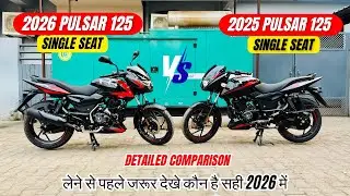 2026 New Bajaj Pulsar 125 Vs Old Pulsar 125 Single Seat Full Comparison | Price | Features | Mileage