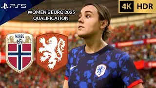 FC 24 - Norway Women vs Netherlands Women | Women's Euro 2025 Qualification | PS5&trade; [4K60]