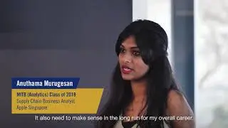 What makes #SMUMITB special? Hear from Ms Anuthama Murugesan – Class of 2018 Alumni!