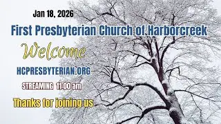1/18/26 As the Deer Welcome and thank you for joining us today!