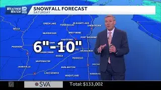 11/26 Evening forecast: Big snowfall heading to SE Wisconsin on Saturday