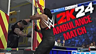WWE2K24 FULL AMBULANCE MATCH KEVIN OWENS vs THE UNDERTAKER PC, PS5 GAMEPLAY