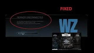 FIX: CALL OF DUTY - WARZONE (SERVER DISCONNECTED ERROR/ UNABLE TO CONNECT TO ONLINE SERVICES)