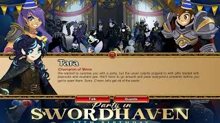 AQW НОВЫЙ TARA CASTLE PARTY QUEST / ПРИСОЕДИНЯЙТЕСЬ К CASTLEPARTY (17-ЛЕТИЕ AQWORLDS 2025)