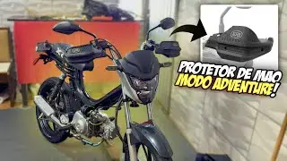 COLOQUEI PROTETOR DE MAO NA MOBILETE 4 TEMPOS!