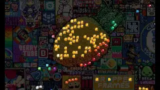 8 Hours of mogus on r/place Timelapse