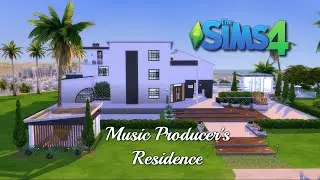 MUSIC PRODUCER'S RESIDENCE  | The Sims 4 | Stop Motion (No CC)