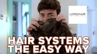 Hair System Tutorial: How I Clip In My Men's Hair System | Lordhair