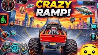 🚨 Monster Truck Mega Ramp Extreme Racing Mega Ramp Extreme Stunts 💥