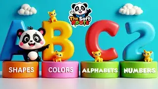 Preschool Learning activities for 3 year olds at home | Learn ABC Phonics Shapes Numbers Colors 🌈